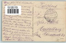 51110 Lavannes - Hindenburg-Platz mit Kaiser-Wilhelm-Denkmal