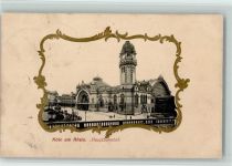 W5021 Köln Altstadt-Nord 103 Hauptbahnhof Prägedruck Passepartout 1906 Gebrauchsspuren