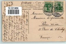 W5021 Köln Altstadt-Nord 103 Hauptbahnhof Prägedruck Passepartout 1906 Gebrauchsspuren