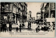 Thessaloniki Saloniki 1918 - la Place de la Liberte et Rue Venizelos