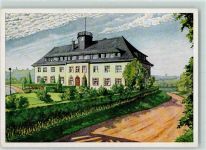 08393 O9612 Meerane Künstlerkarte Stätisches Altersheim