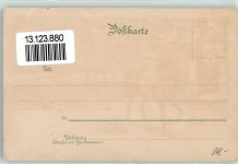 Gebr. Metz Nr. 495 Trompeter von Säckingen AK HGL 1899 Lithographie / Mondschein