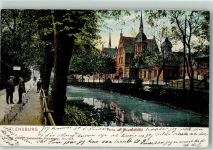 24937 W2390 Flensburg 1908 - Partie am Staatsbahnhof