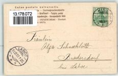 Golddruck Tannenbaum Engel 1903 Prägedruck