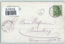 96450 W8630 Coburg 1904 Prägedruck Coburg - Die Ehrenburg Blumen