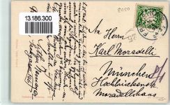 85354 W8050 Freising , Oberbay 1909 - Blick vom Pfarrturm auf den Domberg