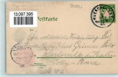 W8000 München Urkunde mit Siegel für ein Maß Bier AK Hofbräuhaus 1902 Lithographie / Prägedruck