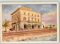 00053 Civitavecchia Künstlerkarte Albergo Ristorante Miramare sign.