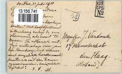 W2300 Kiel , Ostsee Deutsches Postschiff "Kiel-Korsör" AK Dampfer 1911