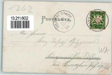 84503 W8262 Altötting 1901 Gebrauchsspuren Gruss aus - Lithographie