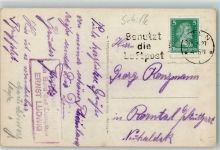 Bordstempel Gruss vom Rhein Dampfer Ernst Ludwig - Stempel Köln 10.5.27 Schiffspoststempel