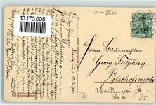 02625 O8600 Bautzen 1911 Künstlersteindruck Heenhäusl sign