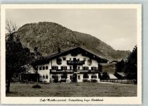 83324 W8222 Ruhpolding Foto AK Cafe Mühlbauernhof