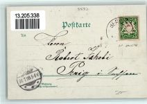 95460 W8582 Bad Berneck i. Fichtelgebirge 1898 Lithographie Gruss aus - Burgruine, Kurhaus, Gasthof AK