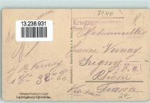 71634 W7140 Eglosheim - Kriegsgefangenen-Lager Geprüft-Stempel