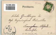 87700 W8940 Memmingen 1902 Gebrauchsspuren Ulmer Straße AK