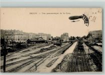 Becon-les-Granits Vue panoramique de la Gare Zeppelin Bahnhof Bahnhof Frankreich