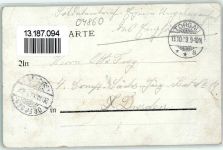 04860 O7290 Torgau 1903 Künstlerkarte Alpenfest Oktober 1903 Kaufmännischer Verein