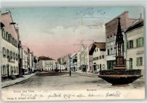 84367 W8342 Tann , Niederbay 1905 - Marktplatz Marktbrunnen