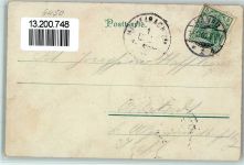 63450 W6450 Hanau 1902 Lithographie Johanneskirche Kurhaus Wilhelmsbad Frankfurter Tor