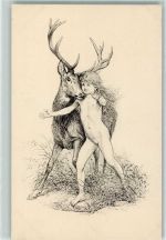 Nr. 51 Du sollst nicht töten Naturkinder Hirsch Fidus