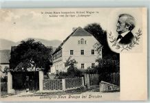 O8304 Graupa Lohengrin Haus AK Wagner, R.