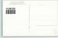 64756 W6121 Güttersbach 1960 - Pension Müller mit Innenansicht, Swimmingpool, VW Käfer