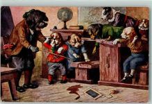 TSN Serie Ein Missetäter Hundeschule vermenschlicht AK Thiele, Arthur 1921