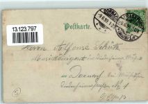 W6000 Frankfurt am Main Bahnhof HGL, Verlag Meteor 1899 Lithographie