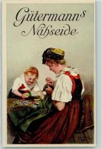 Gütermann Nähseide Handarbeit Werbung AK Liebich C.