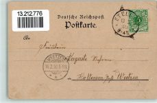 29221 W3100 Celle 1900 Gebrauchsspuren Gruss aus - Litho, Trüllers Fabrik mit Eisenbahn, Kriegerdenkmal , Schloß , Eckknick AK