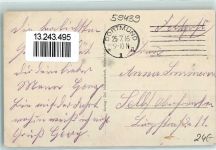 59439 W4755 Holzwickede 1916 - Bahnhof Bahnunterführung Kaiserstraße
