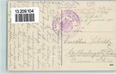 W5510 Saarburg , Saar Reserve Lazarett 1 (Garnisonlazarett) Lazarett WK I 1916