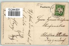 94259 W8378 Kirchberg i. Wald 1903 Gebrauchsspuren
