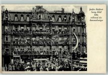 W5021 Köln Altstadt-Nord 103 Großer Kurfürst Savoy-Hotel während des Karnevalszuges Karneval