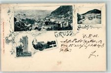 98527 O6000 Suhl 1902 - Bismarckturm Marktplatz