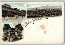 61348 W6380 Bad Homburg v d Höhe Lithographie Kurhaus Elisabeth-Brunnen