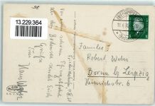 W7990 Friedrichshafen LZ 127 AK Zeppelin 1930 Gebrauchsspuren
