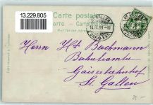 Salondampfer Gebr. Metz 8413 HGL, Verlag Meteor 1899 Lithographie