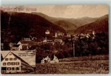 79295 W7811 Sulzburg , Baden Gebrauchsspuren Gasthaus zur Krone