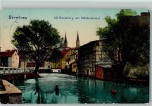 Bromberg Bydgoszcz 1913 - Alt-Bromberg am Mühlendamm