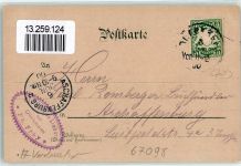 67098 W6702 Bad Dürkheim 1900 Lithographie Klosterruine Limburg Turm Chor Kreuzgang