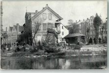 90402 W8500 Nürnberg 1909 - Eingestürztes Haus nach d. Hochwasser Katastrophe