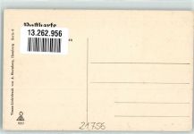 21756 W2176 Osten , Oste - Deichstraße Frau Blumenkorb Passepartout