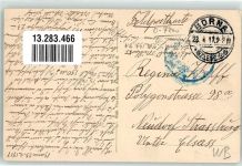 04552 O7200 Borna b Leipzig 1917 - Zwiebeln Händlerin Gedicht sign. Koff
