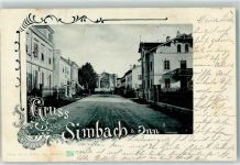 84359 W8346 Simbach a. Inn 1901 - Innstraße Torbogen