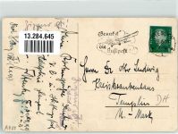 W6300 Gießen , Lahn Adelphia sei's Panier Studentenwappen Lithographie