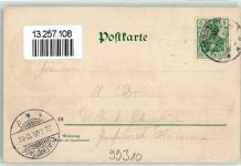 99310 O5210 Arnstadt 1905 Lithographie Plau'scher Grung Liebfrauenkirche Eremitage