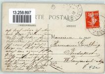 92200 Neuilly-sur-Seine 1910 - Hochwasser der Seine Rue de la Ferme Boot