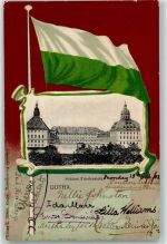 99867 O5800 Gotha , Thür 1902 - Schloss Friedenstein Fahne